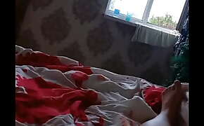 Great Panty Flashing On The Bed 01