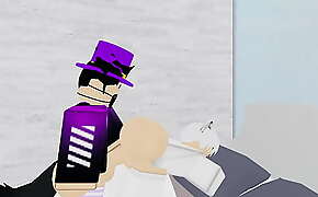 Having fun with someone in roblox