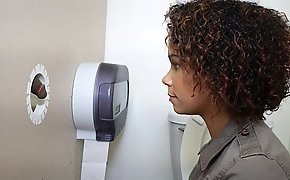 Black Girl Raven Wants To Try Out The Glory Hole (ghl14900)