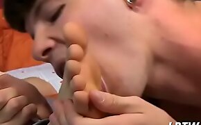Gay licks whilst coarse fucked
