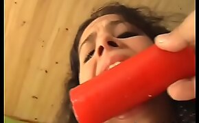 Mischievous to begin is sex-toy her tight cunt hole
