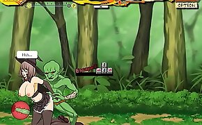 Witch girl hentai game new gameplay   Adorable girl having coition with goblins and orks on every side hot crestfallen hentai ryona game