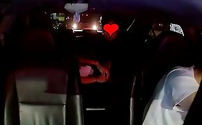 Oral sex on a taxi