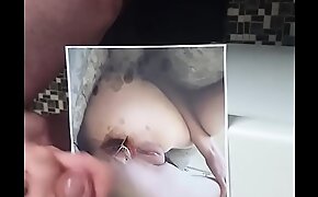 Mandy's beautiful pussy gets more cum