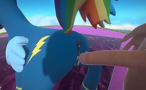 MLP POV Diversion Rainbow dash gets fucked roughly her wonderbolts gear