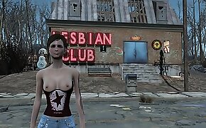 Fallout 4 Shorts plus Sexy Top Fashion
