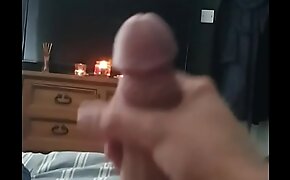 Vrends stroking dick and cuming hard