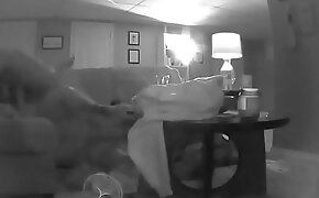 Cheating become man caught on cramped camera getting pounded