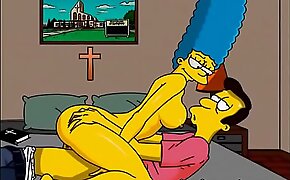 Marge Simpson hentai Mummy