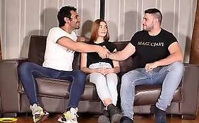 My friend bet his girlfriend and I enjoyed her - Paola Hard and Magic Javi and Lucio Saints