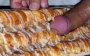 What a great time today fucking my big Bear Claw pastry before I frosted it with my cock cream and ate it  Yum 