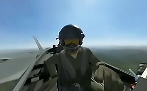 Pilotando avião