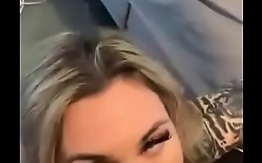 Blonde Slut Gets Cumshot On Her Face