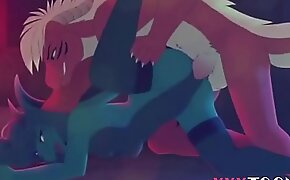 YIFF PORN - fluffy fox with thick dick - xxxtoonhub xxx porn video 